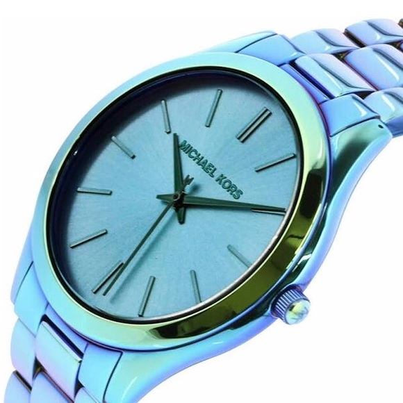 Michael Kors Runway Iridescent Blue 